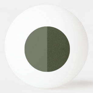 Ping Pong Balle à bascule verte de la mousse à fente inversé