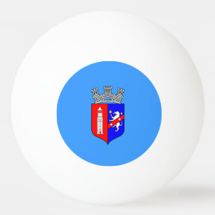 Ping Pong Balle de ping-pong avec le drapeau de Tirana, en A
