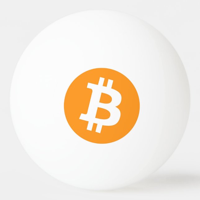 Ping Pong Balle de ping-pong Bitcoin (Devant)
