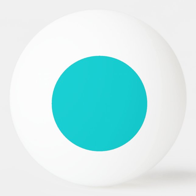 Ping Pong Balle de ping-pong - Cercle intérieur Turquoise (Dos)