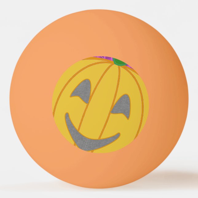 Ping Pong Balle de ping-pong citrouille (Devant)