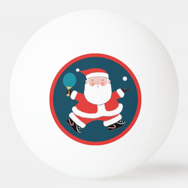 Ping Pong Balle de ping-pong de Noël (Devant)