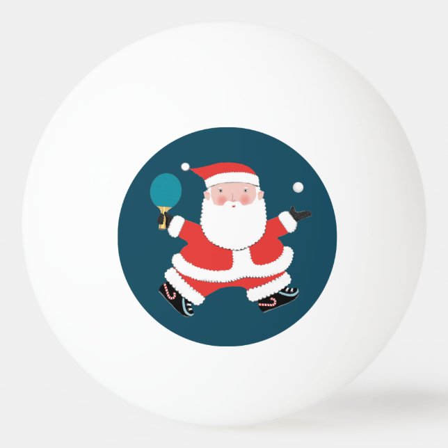 Ping Pong Balle de ping-pong de Noël (Devant)