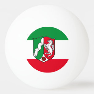 Ping Pong Balle de ping-pong du drapeau de Rhénanie-du-Nord-