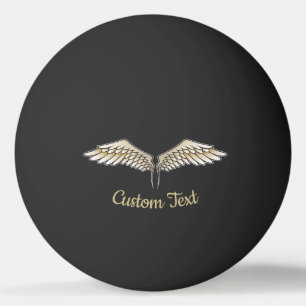 Ping Pong Balle de ping-pong en ailes beige