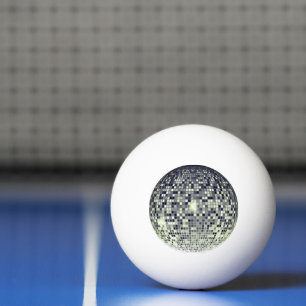 Ping Pong Balle de ping-pong graphique rétro disco - boule r