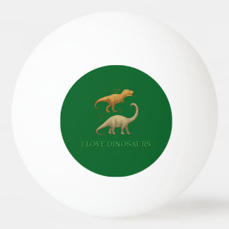 Ping Pong Balle de ping-pong - J'adore les dinosaures