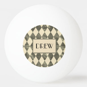 Ping Pong Balle de ping-pong Monogram Casino Black Diamond