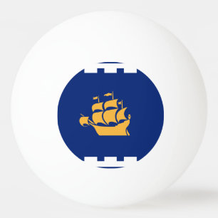 Ping Pong Balle de ping-pong patriotique avec drapeau de la