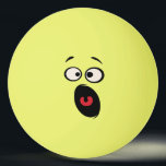 Ping Pong Balle de tennis drôle effrayée de Tableau de<br><div class="desc">Cette balle de tennis drôle de table a effrayée là-dessus. Elle est l'une de beaucoup de boules de ping-pong fournies par Superkalifragilistic.</div>