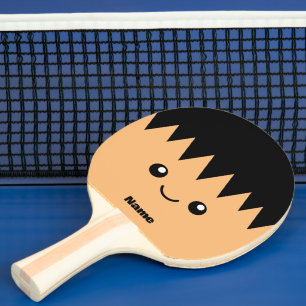 Ping Pong Conception de raquette de ping-pong avec visage de