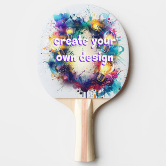 Ping Pong Concevez votre raquette de tennis de table unique