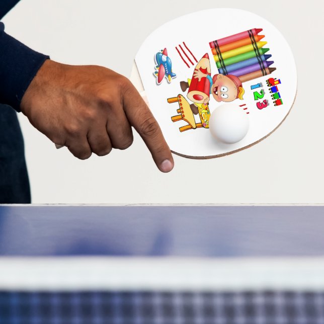 Ping Pong Crayons de raquette de ping-pong nombres (Insitu)