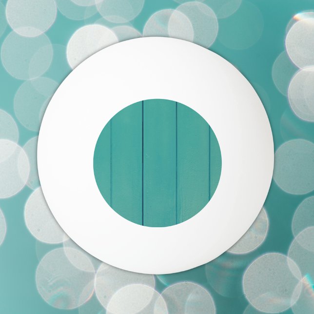 Ping Pong Design de bois en Turquoise | Balle de ping-pong t (Créateur téléchargé)