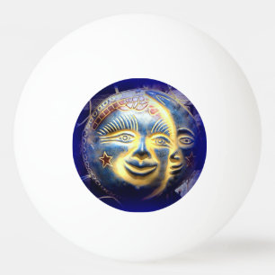 Ping Pong face soleil / face lune balle de ping-pong