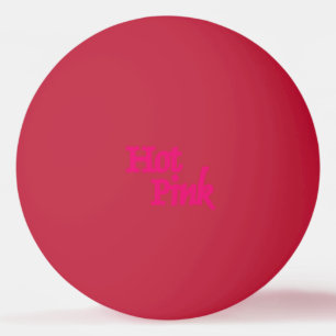 Ping Pong Hot rose 1 étoile rouge balle de ping-pong