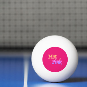 Ping Pong Hot rose 3 étoiles balle de ping-pong blanche