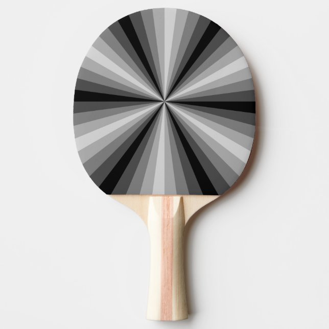Ping Pong Illusion d'optique Raquette de ping-pong noire (Devant)