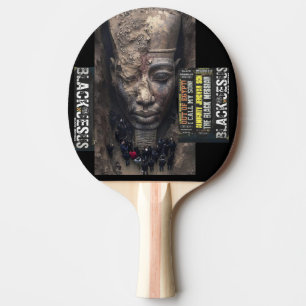 Ping Pong JÉSUS NOIR. Raquette de ping-pong