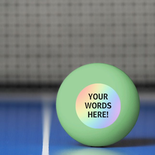 Ping Pong Luminosité arc-en-ciel dans la balle de ping-pong  (Filet)