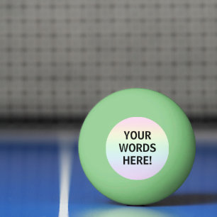 Ping Pong Luminosité arc-en-ciel dans la balle de ping-pong 