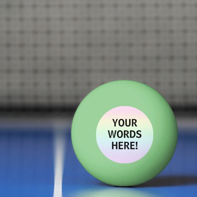 Ping Pong Luminosité arc-en-ciel dans la balle de ping-pong  (Filet)