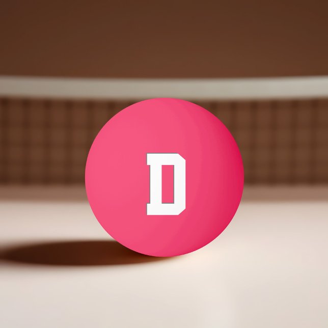 Ping Pong Luminosité monogramme dans la balle de ping-pong s (Glow in the dark option too!)