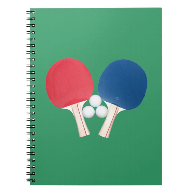 Ping Pong Paddle et Carnet de balles (Devant)