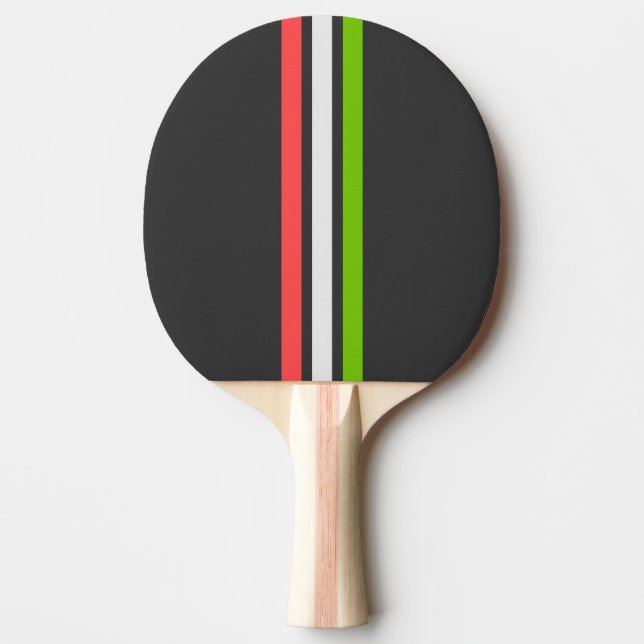 Ping Pong Raquette de ping-pong à rayure sportive italienne (Devant)