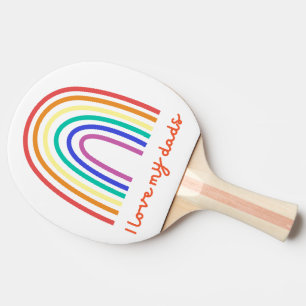 Ping Pong Raquette de ping-pong arc-en-ciel
