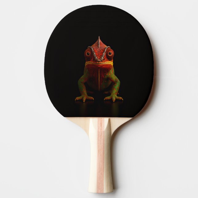 Ping Pong Raquette de ping-pong Black 4 Luxe, Caméléon panth (Dos)