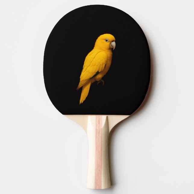 Ping Pong Raquette de ping-pong Black 4 Luxe, Perruche dorée (Dos)