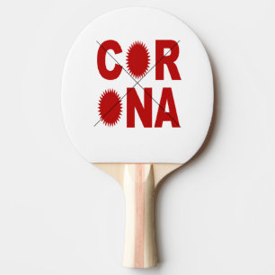 Ping Pong Raquette de ping-pong Caoutchouc CORONA X