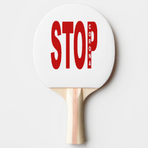 Ping Pong Raquette de ping-pong Caoutchouc STOP CORONA