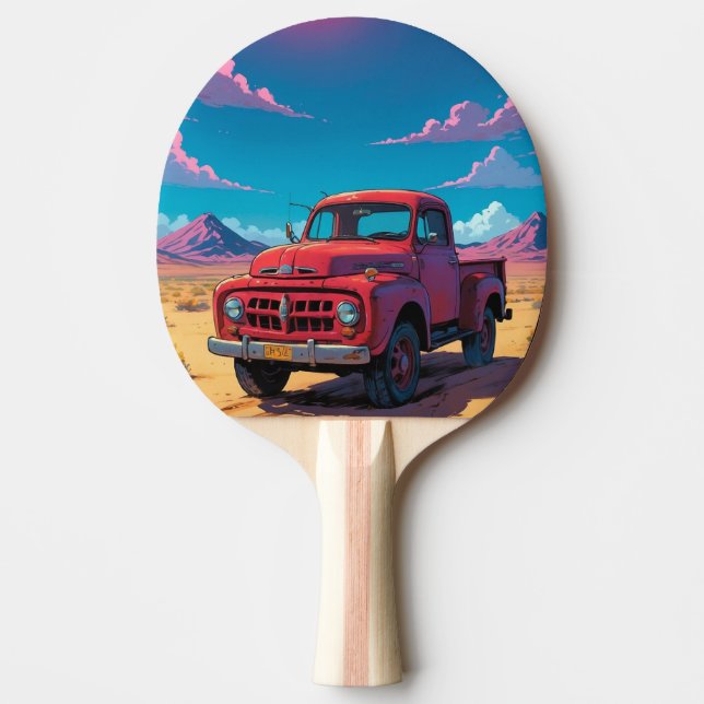 Ping Pong Raquette de ping-pong classique américaine (Devant)