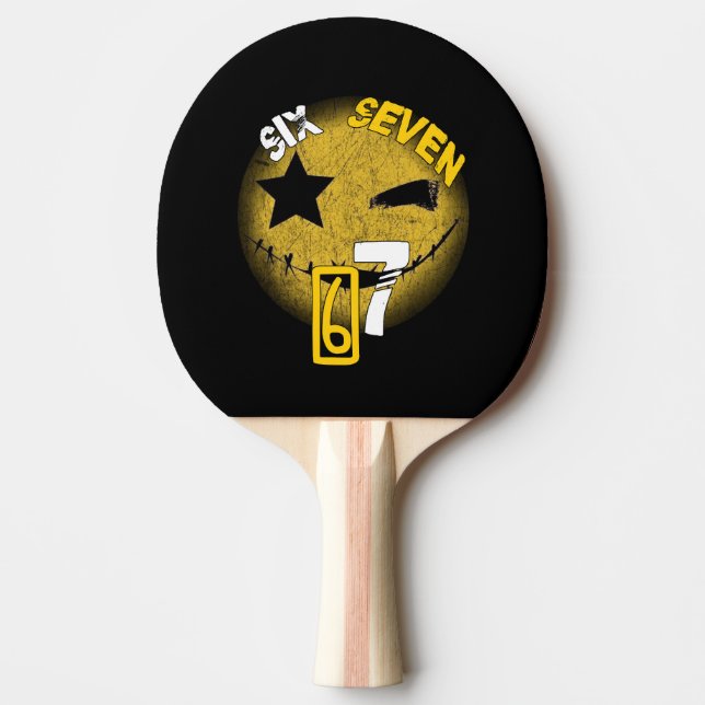 Ping Pong Raquette de ping-pong Cool Six Seven ! (Devant)