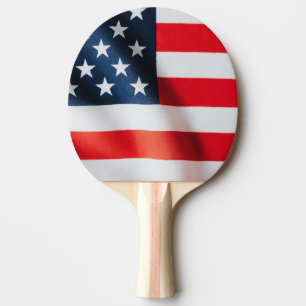 Ping Pong Raquette de ping-pong étoiles et bandes patriotiqu