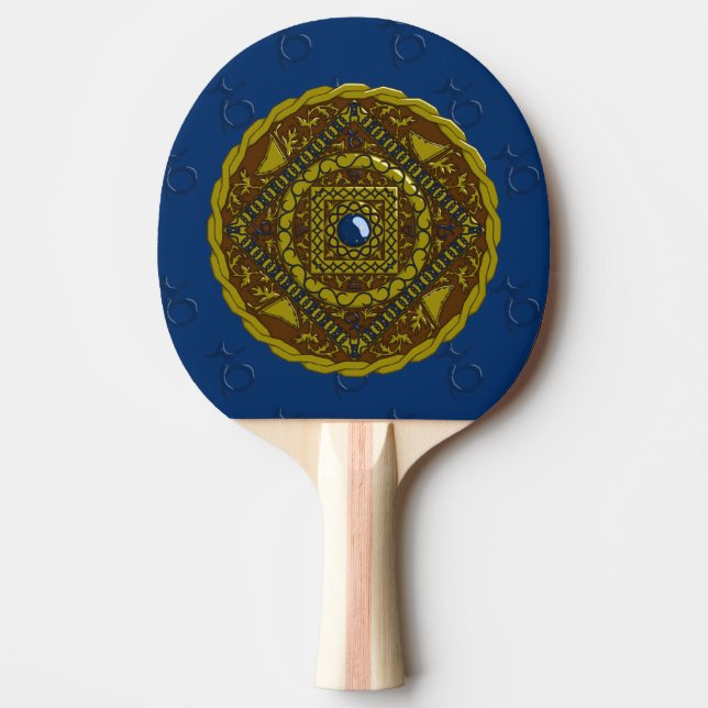 Ping Pong Raquette de ping-pong Mandala Capricorne (Devant)