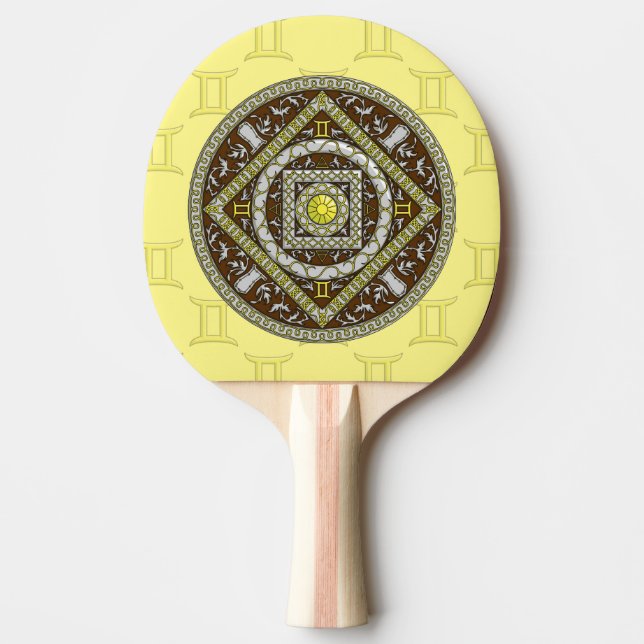 Ping Pong Raquette de ping-pong Mandala Gemini (Devant)