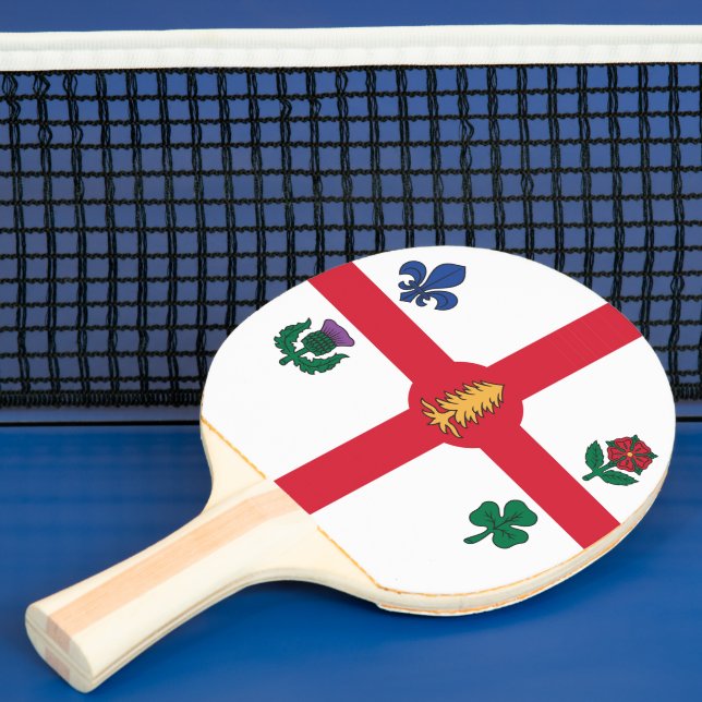 Ping Pong Raquette de ping-pong patriotique avec drapeau de  (Insitu)