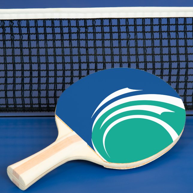 Ping Pong Raquette de ping-pong patriotique avec drapeau d'O (Insitu)