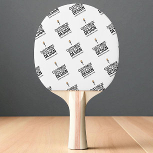 Ping Pong Raquette de ping-pong personnalisée minimaleiste à