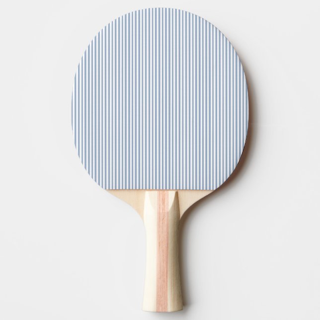 Ping Pong Raquette de ping-pong rayée bleu et blanc (Devant)