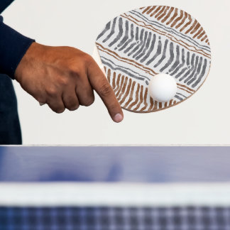 Ping Pong Raquette de ping-pong rayée tribale Boho