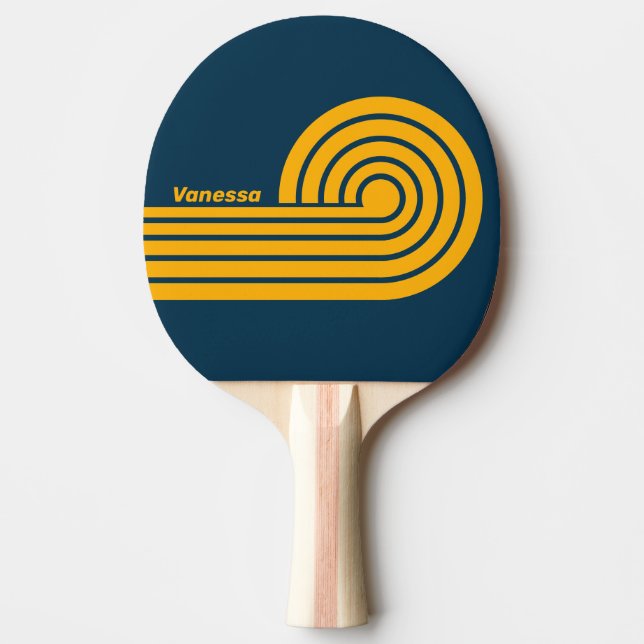 Ping Pong Raquette de ping-pong Retro Moonlit Tide Dual Curl (Devant)
