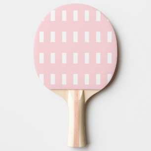 Ping Pong Raquette de ping-pong rose et blanche à rayures ca
