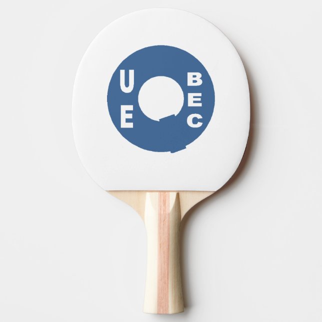 Ping Pong Raquette de ping-pong rouge back DESIGN QUEBEC (Devant)