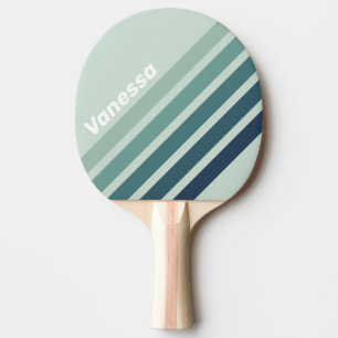 Ping Pong Raquette de ping-pong verte océan avec rayures ang