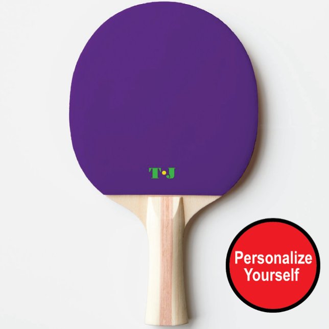 Ping Pong Raquette de ping-pong violette (Créateur téléchargé)