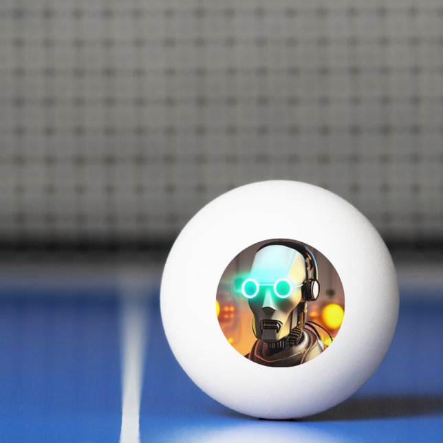 Ping Pong Robot 2 balle de ping-pong 3 étoiles (Filet)